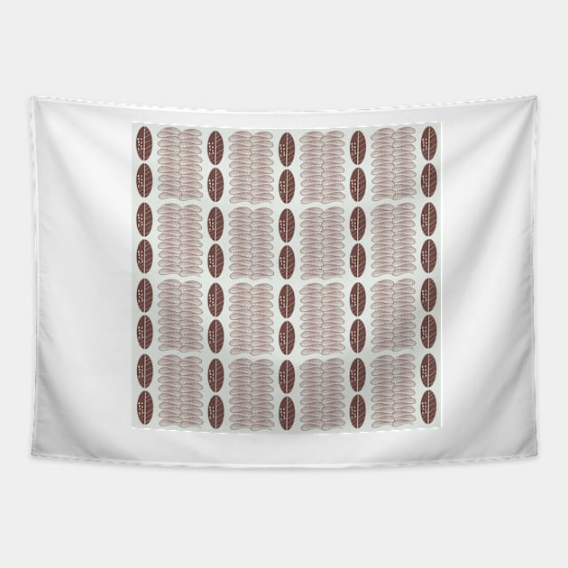 Coffee Shapes Tapestry by Almanzart