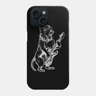 SEEMBO Pitbull Playing Guitar Guitarist Musician Music Band Phone Case