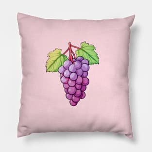 Grape Tree Art Pillow