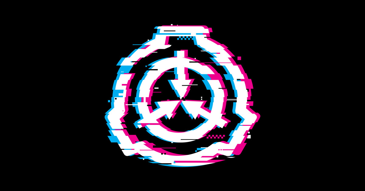 SCP Logo Insignia Glitch - Scp - Sticker | TeePublic