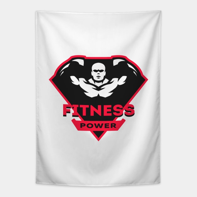 Fitness power. Tapestry by Cridmax