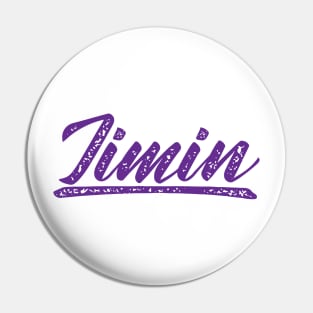BTS Park Jimin typography Pin