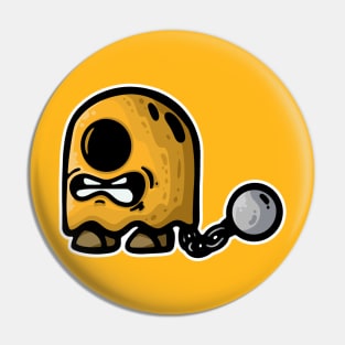 yellow ghost prisoner Pin