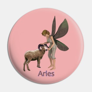 Aries woman girl fairy faerie elf ram zodiac horoscope Pin