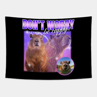 Don't Worry be Cappy Tapestry