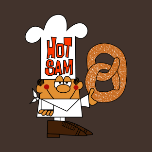 Hot Sam Vintage Mall Soft Pretzel Shop T-Shirt