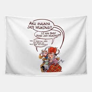 AKU MAUNYA JADI WU KONG Tapestry