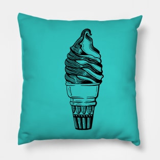 Ice Cream Swirl Pillow