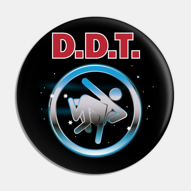 D.D.T. Crossover Thrash Wrestling Parody Pin by Gimmickbydesign