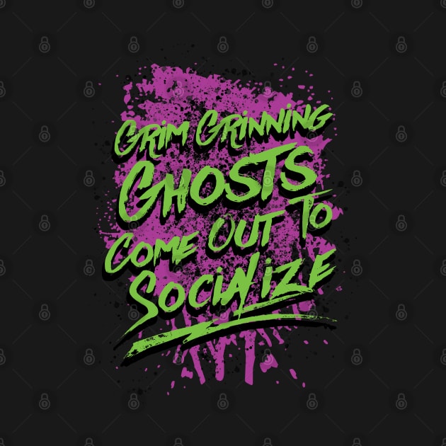 Grim Grinning Ghosts by fantasmicthreads