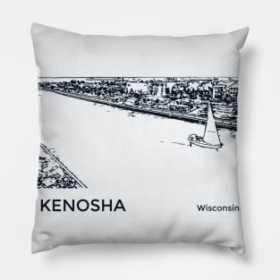 Kenosha Wisconsin Pillow