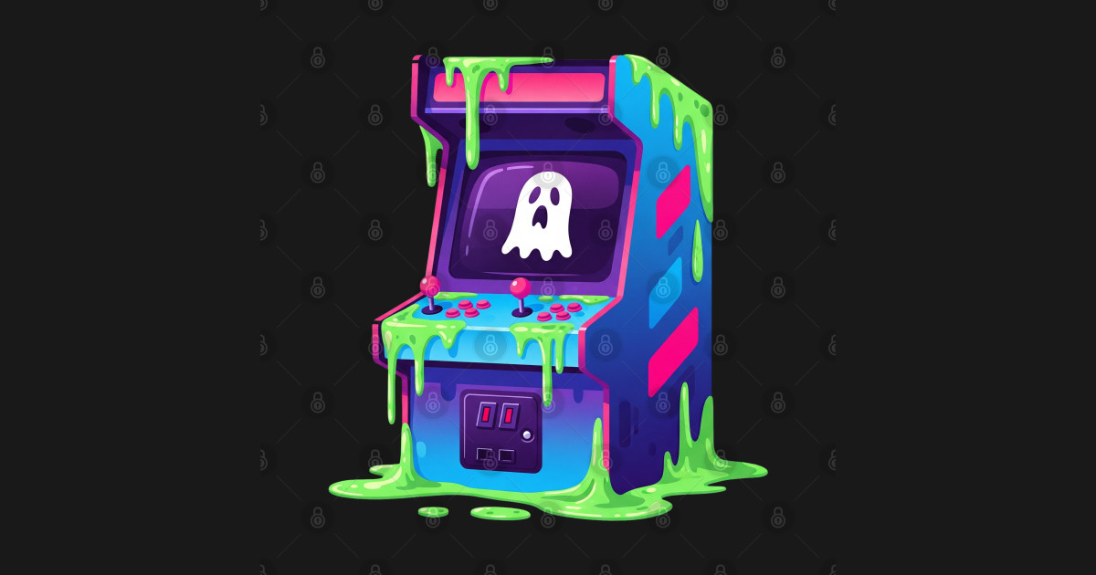 Halloween Slime Arcade - Slime Arcade Halloween - T-Shirt | TeePublic