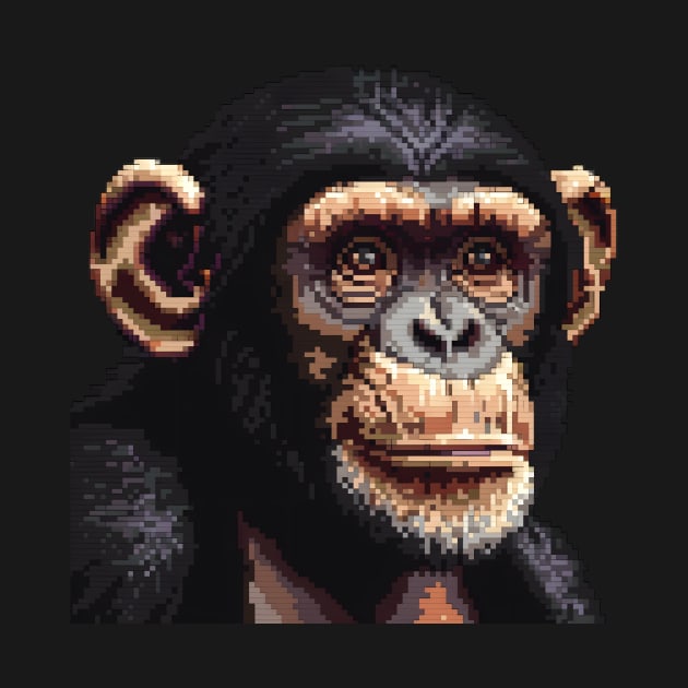 16-Bit Chimpanzee by Animal Sphere
