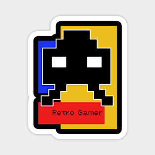 retro gamer design Magnet