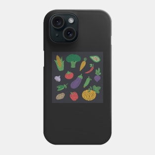 Hypno veggies Phone Case