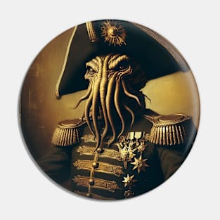 Portrait of Admiral Cthulhu Pin