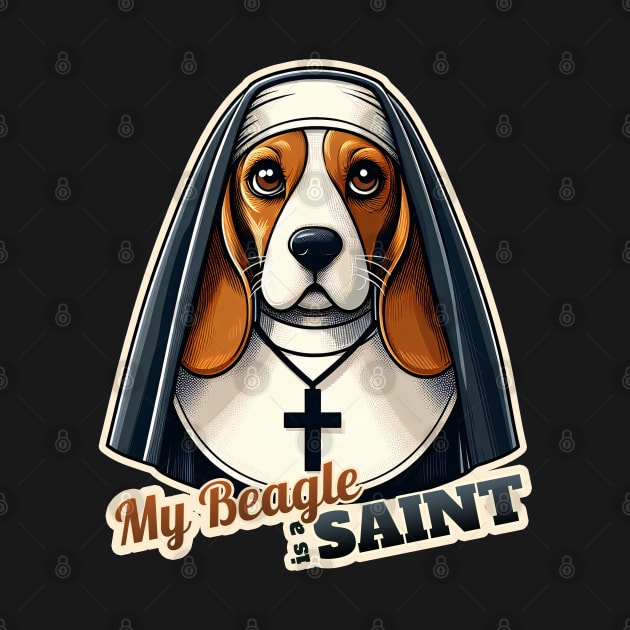 Beagle nun by k9-tee