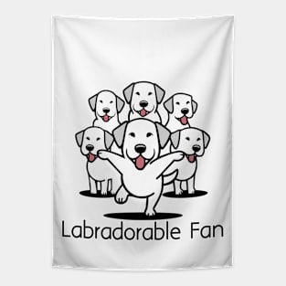 labradorable fan Tapestry