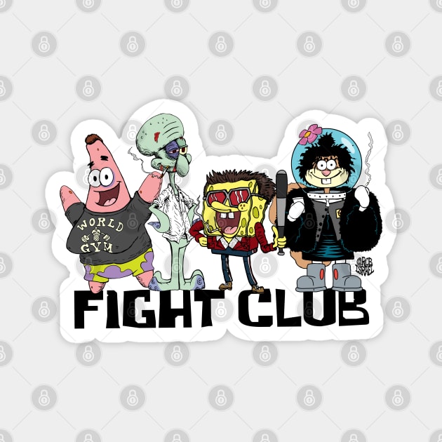 Sponge Club Magnet by Robisrael