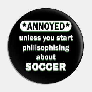 player soccer club saying Pin