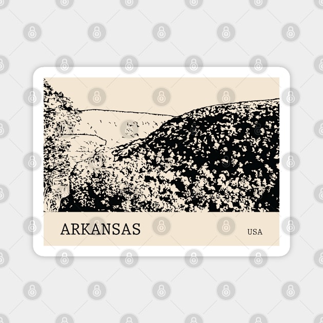 Arkansas USA Magnet by Lakeric