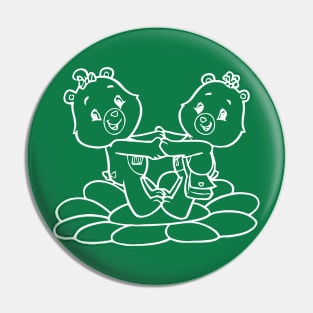 twin bears playing Pin