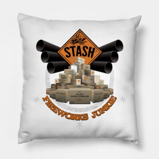 Stash Fireworks Junkie Pillow