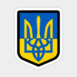 Ukraine Shield Trident Magnet