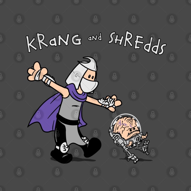 Krang and Shredds by worldcollider