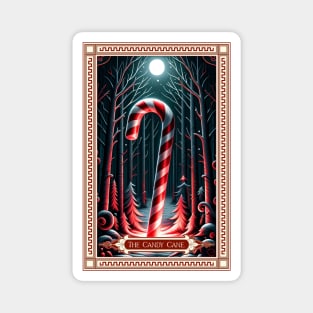 The Candy Cane Tarot Card Magnet