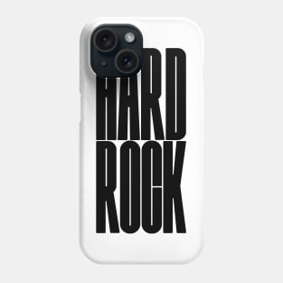 bold HARD ROCK text Phone Case