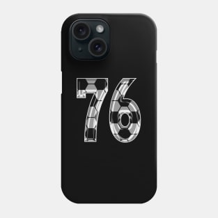 Soccer Number 76 Soccer Jersey #76 Soccer Mom Player Fan Phone Case