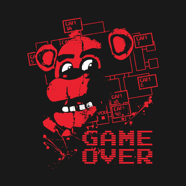Five Nights At Freddy's Game Over Five Nights At Freddys TShirt