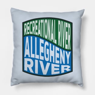 Allegheny River Recreational River wave Pillow