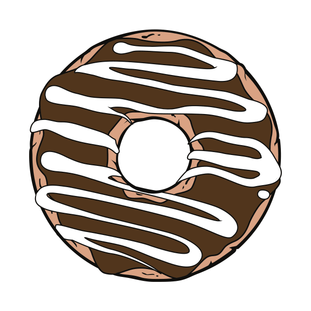 Chocolate Donut, Doughnut, Icing, Frosting, Glaze by Jelena Dunčević