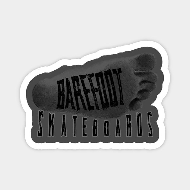 Barefoot Skateboards Magnet by Barefootskateboards.co