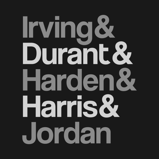 Brooklyn Nets Harden Irving& Durant Dream team by BooTeeQue