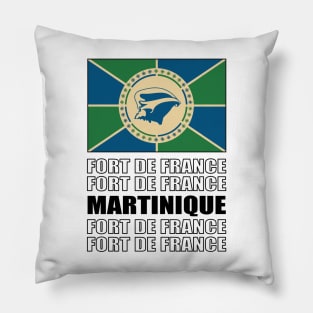 Flag of Martinique Pillow