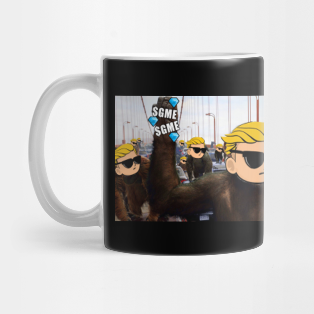 Hold The Line Apes Gme Mug Teepublic Hold The Line Apes Gme Mug Teepublic