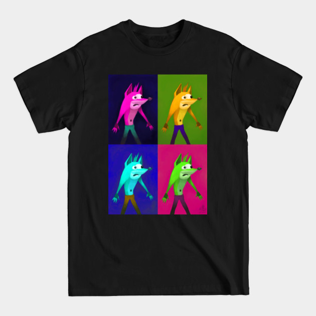 Discover Andy WOAHol - Crashbandicoot - T-Shirt