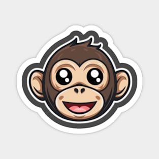 Happy Monkey Magnet