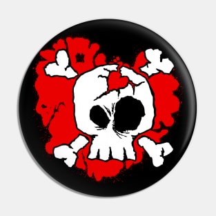 Halloween skull Pin