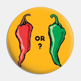 Red or Green? Pin