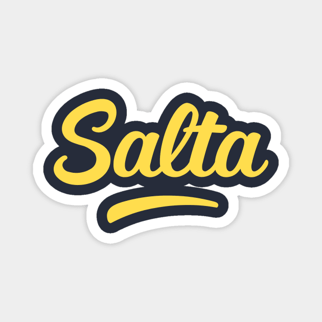 Salta Logo - Yellow Magnet by Salta