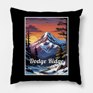 Dodge Ridge ski California USA Pillow