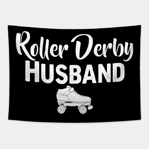 Roller Derby Husband 2 Tapestry by RiaoraCreations