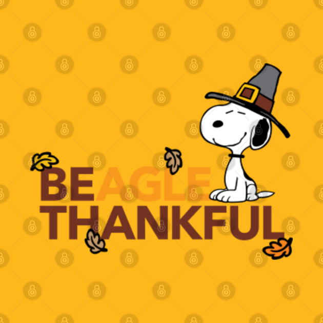 Disover Beagle Thankful - Snoopy - T-Shirt