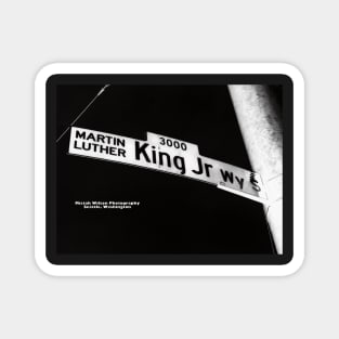 MLK Way COOKIES Seattle Washington by Mistah Wilson Photography Magnet