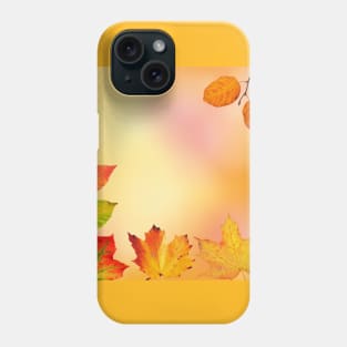 Autumn colorful leaves Phone Case