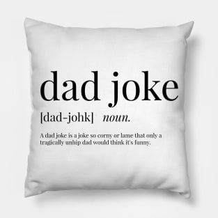 Dad Joke Definition Pillow